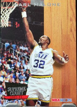 1993-94 Skybox NBA Hoops Karl Malone Supreme Court