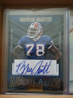    2013 Playbook Bruce Smith Accolades Autograph