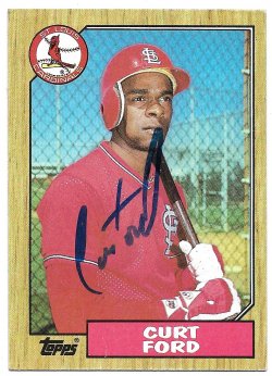 1987 Topps  TTM Curt Ford 10/20/25