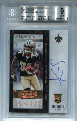 2013 Panini Contenders Kenny Stills Variation Cracked Ice