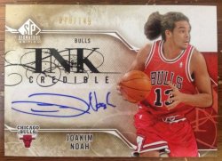 2009 Upper Deck SP Signature Series Joakim Noah INKcredibles Auto /149