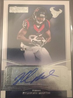 2015 Donruss Signature Series Keyshawn Martin Auto
