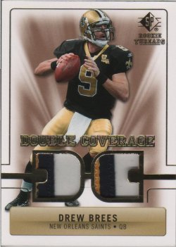 2007 Upper Deck SP Double Coverage Patch Drew Brees