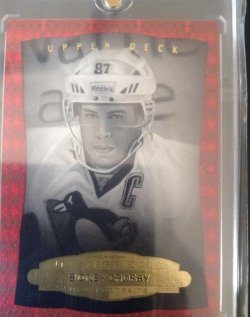 2014 Upper Deck Masterpieces  Red  framed cloth