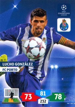 2013-2014 Panini UEFA Champions League Adrenalyn XL 2013-2014 Lucho Gonzalez