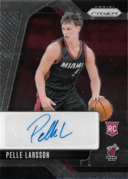 2024-25 Panini Prizm Rookie Signatures Pelle Larsson