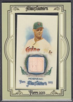 2013 Topps Allen & Ginter Justin Morneau Framed Bat Relic