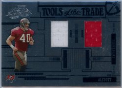 2005  Absolute Memorabilia Tools of the Trade Material Double Blue Mike Alstott