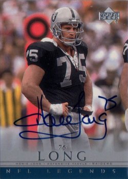 Howie Long Memorabilia, Autographed Howie Long Collectibles