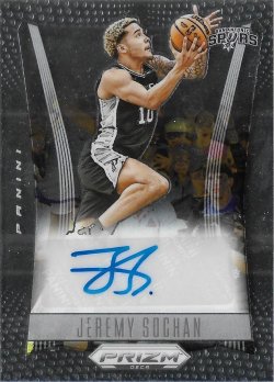 2023-24 Panini Prizm Deca Signatures Jeremy Sochan