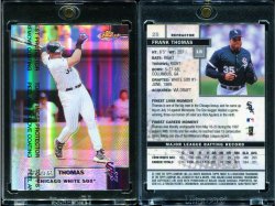 1999 Topps Finest Refractor Frank Thomas