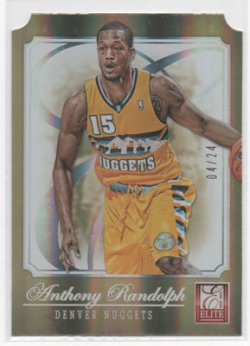 2012 Panini Elite Anthony Randolf Status Gold