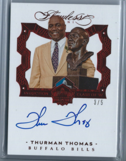    2016 Flawless Thurman Thomas HoF Autograph