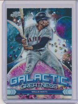    Willie Mays 2024 Topps Chrome Cosmic Galactic Greatness