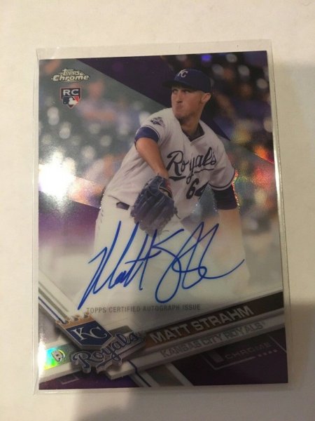 Kansas City Royals Matt Strahm Signed Autographed 8x10 Photo COA CLE