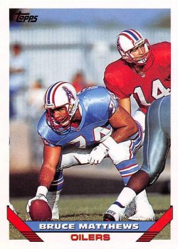 1993  Topps Bruce Matthews