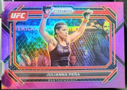 2023 Panini Prizm UFC Julianna Pena Prizms Purple