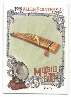 2023 Topps Topps Allen and Ginter Music to Your Ears Koto