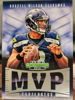 2014 Panini Contenders  Russell Wilson MVP Contenders