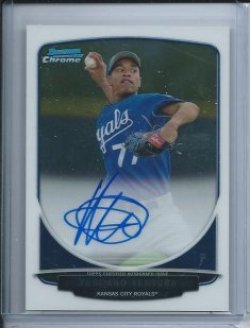 2013 Bowman Chrome Yordano Ventura Auto