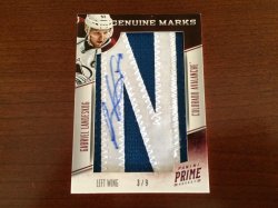 2013 Panini Prime  Gabriel Landeskog Genuine Marks