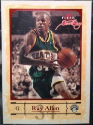 2004-2005 Fleer Sweetsigs Ray Allen #28