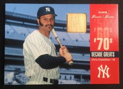 2006 Fleer GOTG Decade Greats #CC Chris Chambliss Bat