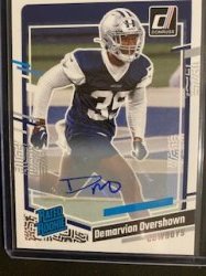 2023 Panini donruss rr overshown rr auto