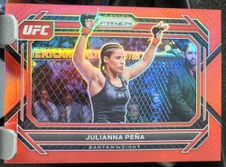 2023 Panini Prizm UFC Julianna Pena Prizms Red