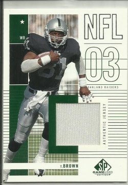 2003 Upper Deck SP Game Used Edition Tim Brown