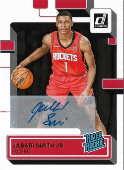 2022-23 Donruss Rated Rookie Signatures Jabari Smith Jr.