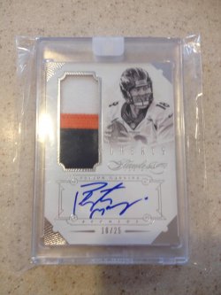 SICK !! Peyton Manning patch auto 2014 flawless