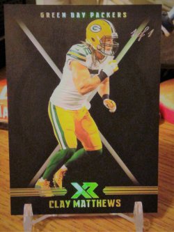 2017 Panini XR Black Clay Matthews