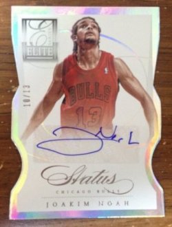 2013 Panini Elite Series Joakim Noah Elite Series Status Auto /13