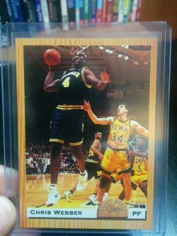 1993-94 Classic Chris Webber Convention Draft Picks RC LP