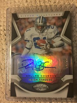 2016 Panini Certified  Deion Sanders Mirror Signatures/10