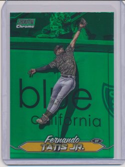    Fernando Tatis Jr. 2024 Stadium Club Chrome Green Refractor