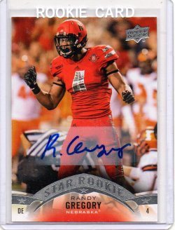 2015 Upper Deck Randy Gregory Rookie Auto
