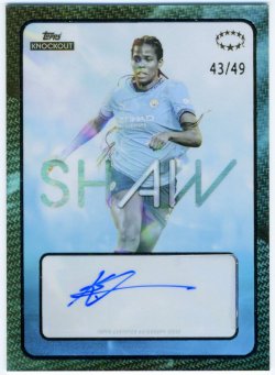 2024-25 Topps Knockout UWCL Autographs Blue Khadija Shaw