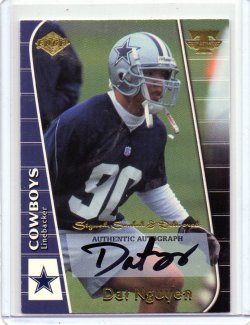 1999 Collectors Edge Triumph Dat Nguyen Signed, Sealed Delivered Auto