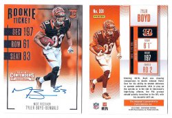 2016 Panini Contenders Football Tyler Boyd Rookie Ticket Autograph