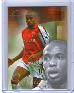 2001  Futera Platinum Prestige Thierry Henry