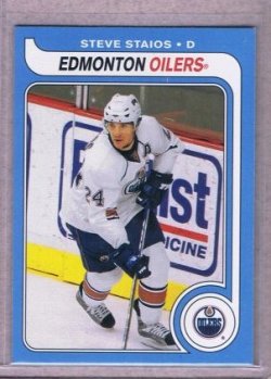 2008 Upper Deck OPC Steve Staios Blank Back