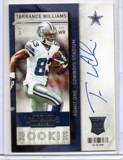 2013 Panini Contenders Terrance Williams Rookie Ticket Base