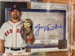 2020 Topps museum archival auto varitek