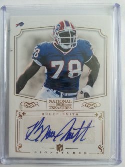    2012 National Treasures Bruce Smith Autograph