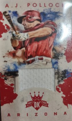 2016 Panini Diamond Kings A.J. Pollock Mini Relic 87/99