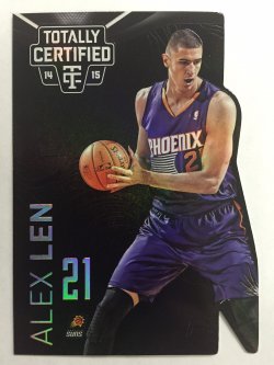 2014-15  Totally Certified Alex Len Black Die-Cut 1/1