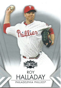 2012 Topps Triple Threads Roy Halladay 