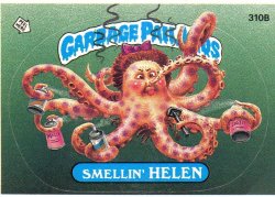 1987 Topps Garbage Pail Kids Smellin Helen